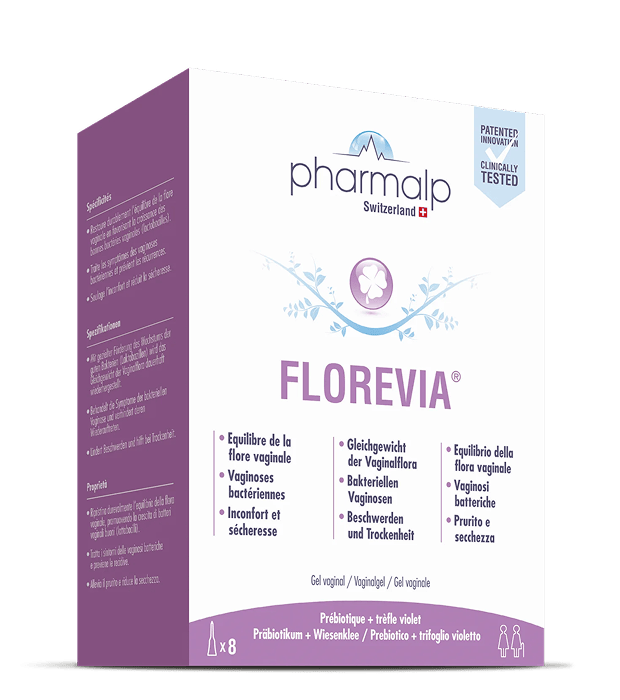 FLOREVIA vaginal gel Jordan– prebiotic and red clover intimate care gel for vaginal flora balance and comfort-health boutique