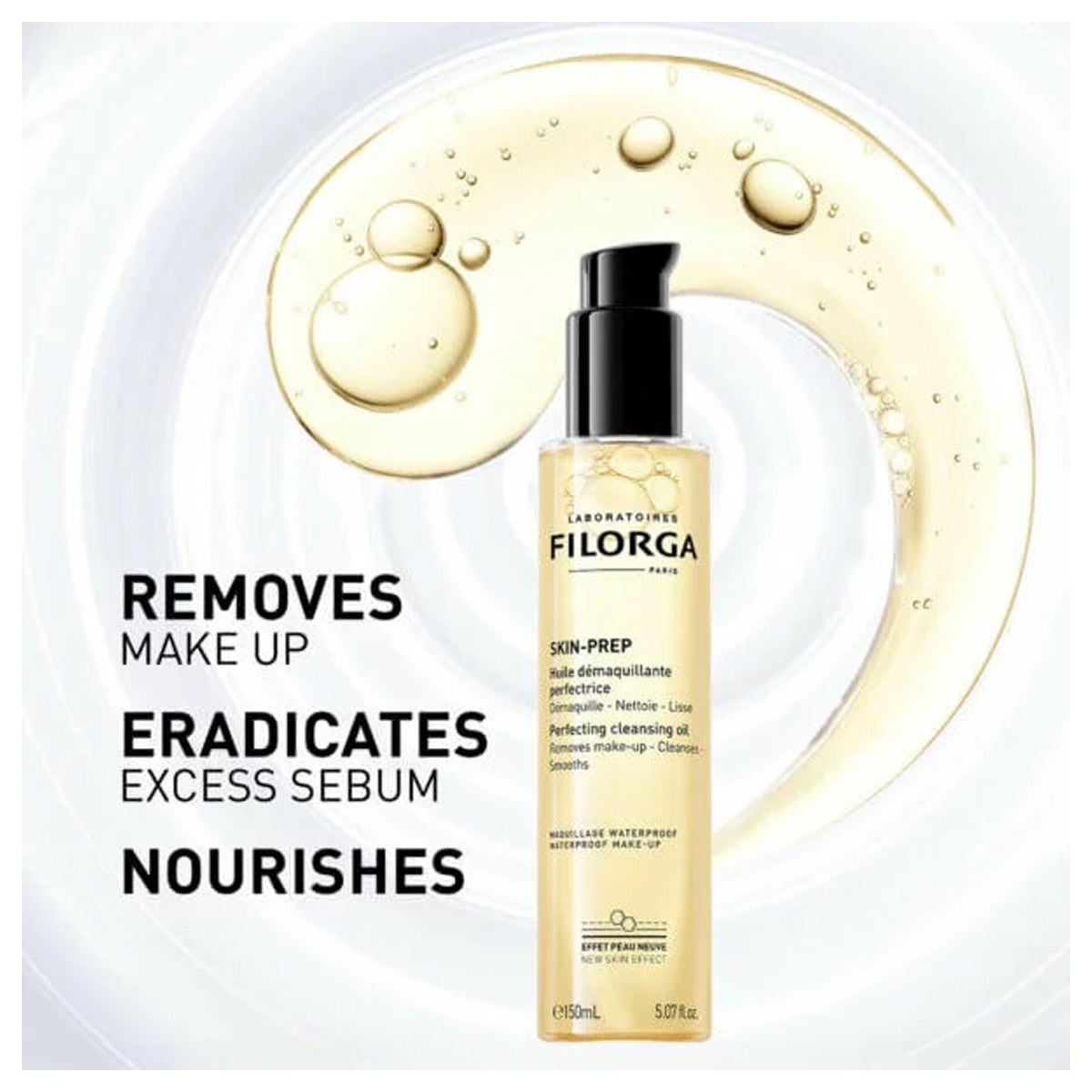Filorga Skin Preparation Cleansing Oil 150ml makeup remover facial cleanser vitamin E skincare Health Boutique