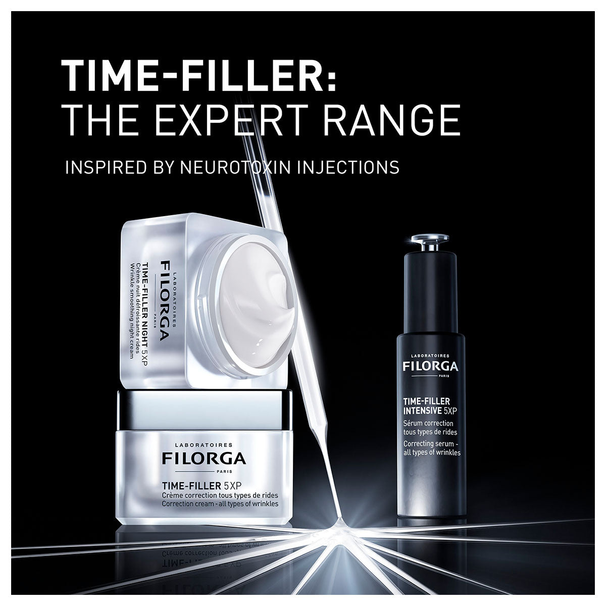 Filorga Time-Filler Night 5XP Multi-Correction Wrinkle Night Cream 50ml hyaluronic acid peptide skincare Health Boutique