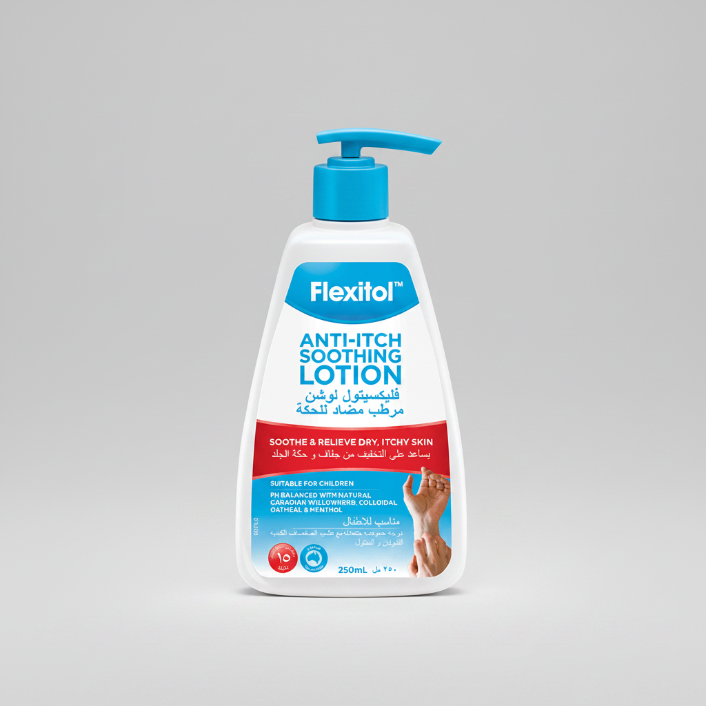 Flexitol Anti-Itch Soothing Lotion 250ml relief for itchy dry irritated skin Health Boutique