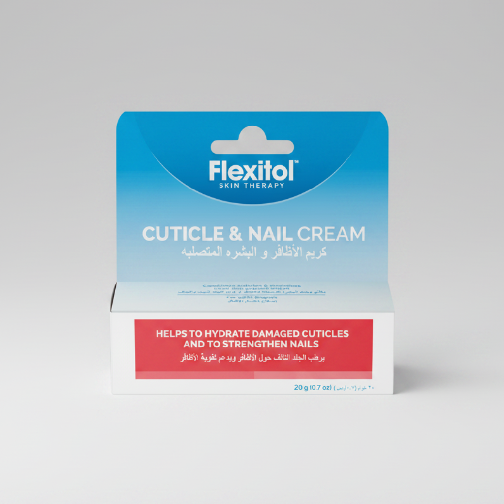 Flexitol Cuticle and Nail Cream 20g intensive hydration treatment for dry cuticles and nails Health Boutique