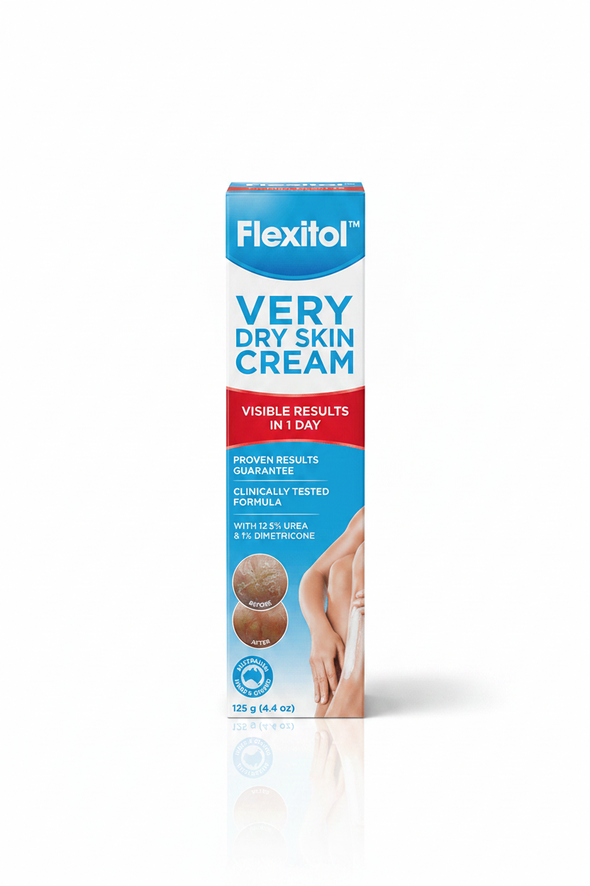 Flexitol Very Dry Skin Cream 125g intensive hydration for very dry rough cracked skin Health Boutique