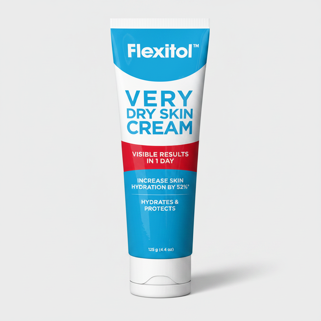Flexitol Very Dry Skin Cream 125g intensive hydration for very dry rough cracked skin Health Boutique