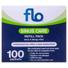 Flo Sinus Care 100 refill sachets for nasal irrigation and sinus hygiene