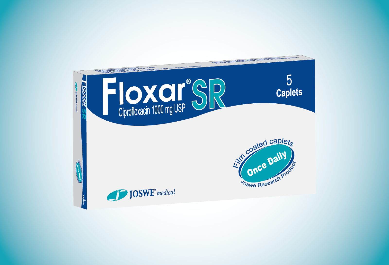Floxar 1 gm antibiotic tablet – broad-spectrum prescription medication for bacterial infections including UTIs, respiratory, and digestive infections – available at HealthBoutiqueJO.com