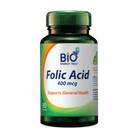 Bio Energy Folic Acid 400 mcg Supplement for Heart Health and Pregnancy Support, 90 Capsules, Halal Certified