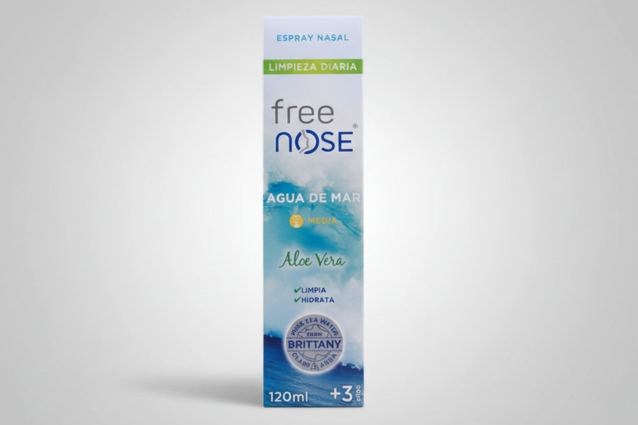 Free Nose® 3Y+ Isotonic Nasal Spray 120ml – Saline Nasal Hygiene & Congestion Relief