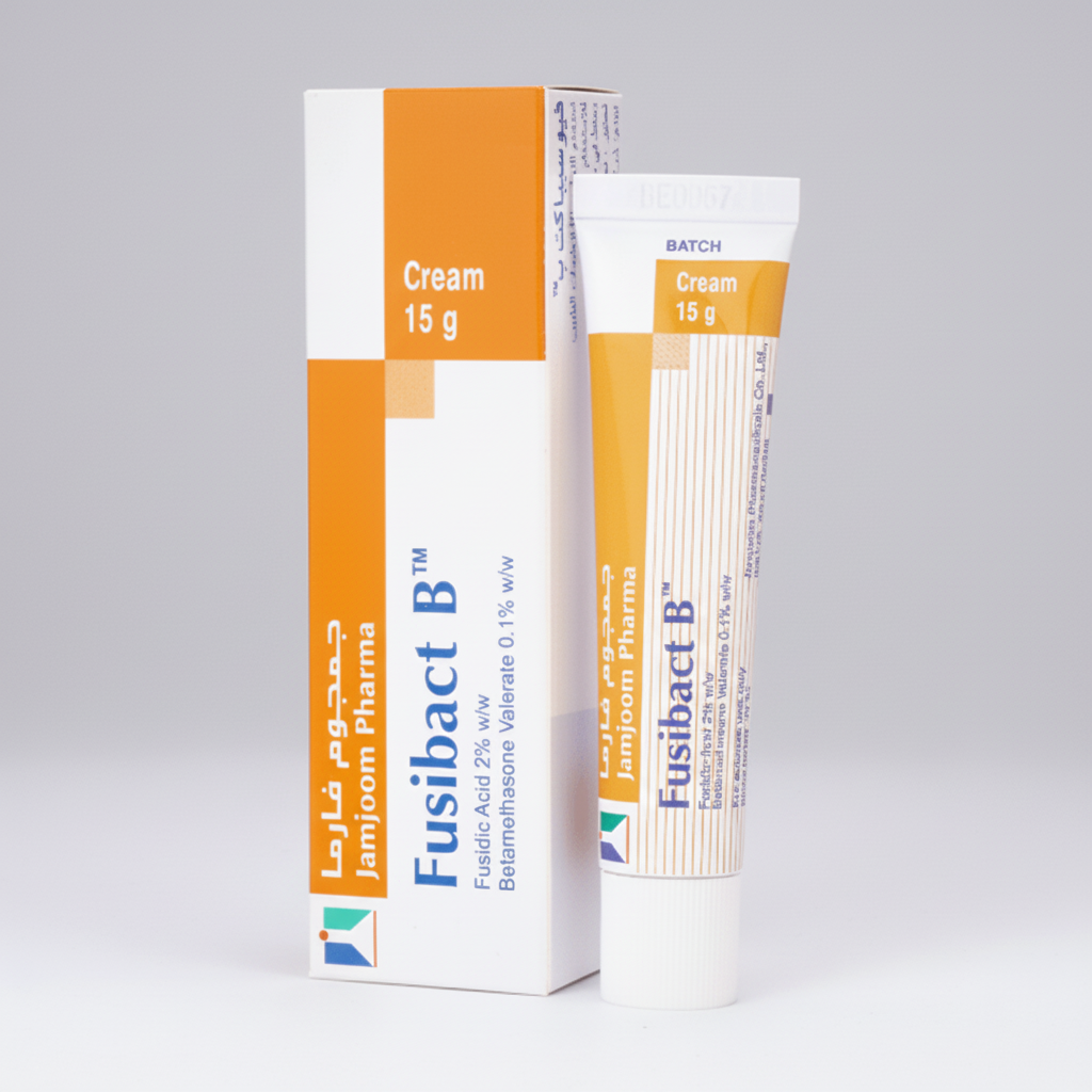 Fusibact B cream 15 g fusidic acid betamethasone antibiotic steroid skin infection treatment
