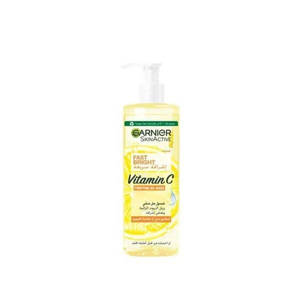 Garnier Fast Fairness Vitamin C Face Wash 400ml cleanses and brightens skin Health Boutique