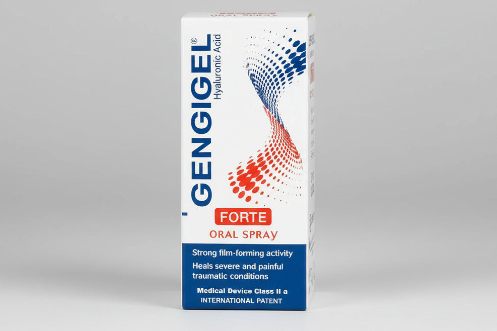 Gengigel Forte spray 20 ml hyaluronic acid oral gum care spray
