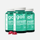 Goli Nutrition Pre+Post+Probiotics Gummies Zero Sugar 60 – vegan gummies with prebiotics, probiotics & postbiotics for gut health, available at HealthBoutiqueJo.com with fast delivery Jordan, Gulf, Gcc, Israel