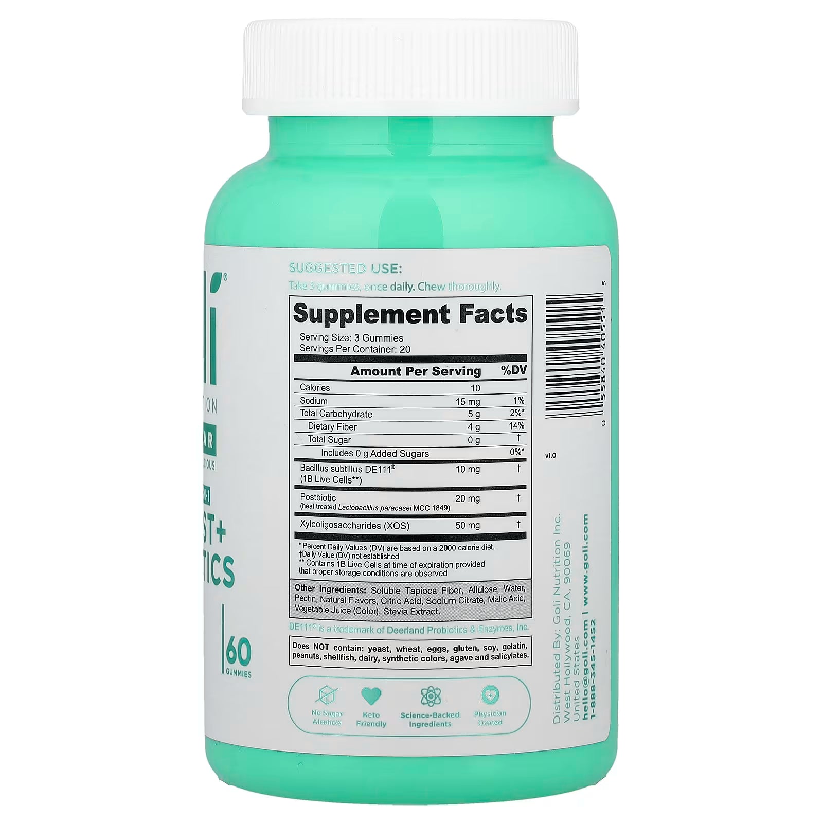 جولي نيوترشن غاميز بروبيوتيك بري + بوست + بروبيوتيك بدون سكر 60 – لصحة الجهاز الهضمي والمناعة جولي نيوترشن غاميز بروبيوتيك بري + بوست + بروبيوتيك بدون سكر 60 – لصحة الجهاز الهضمي والمناعة