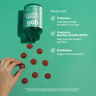 Goli Nutrition Pre+Post+Probiotics Gummies Zero Sugar 60 – vegan gummies with prebiotics, probiotics & postbiotics for gut health, available at HealthBoutiqueJo.com with fast delivery Jordan, Gulf, Gcc, Israel