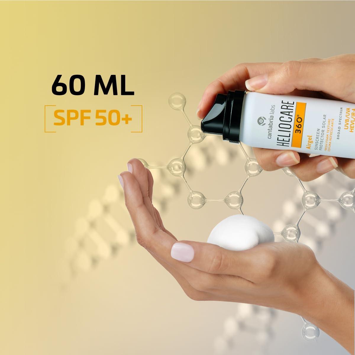 Heliocare 360 Airgel SPF 50 plus sunblock 60ml Fernblock antioxidant sunscreen Health Boutique