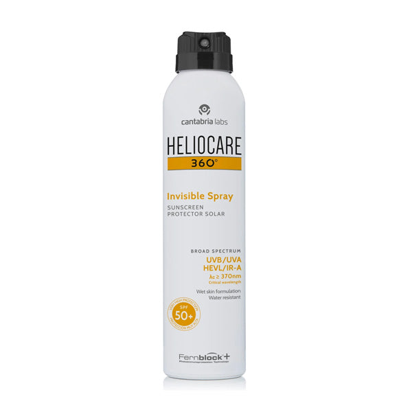 Heliocare 360 Invisible Spray SPF 50 plus sunblock 200ml Fernblock antioxidant sunscreen Health Boutique