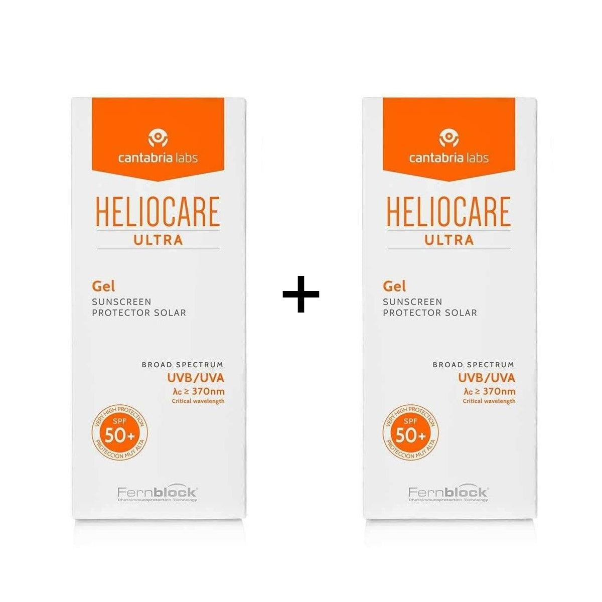 Heliocare Ultra 90 Gel SPF 50 plus sunblock 50ml buy 1 get 1 free Fernblock sunscreen Health Boutique