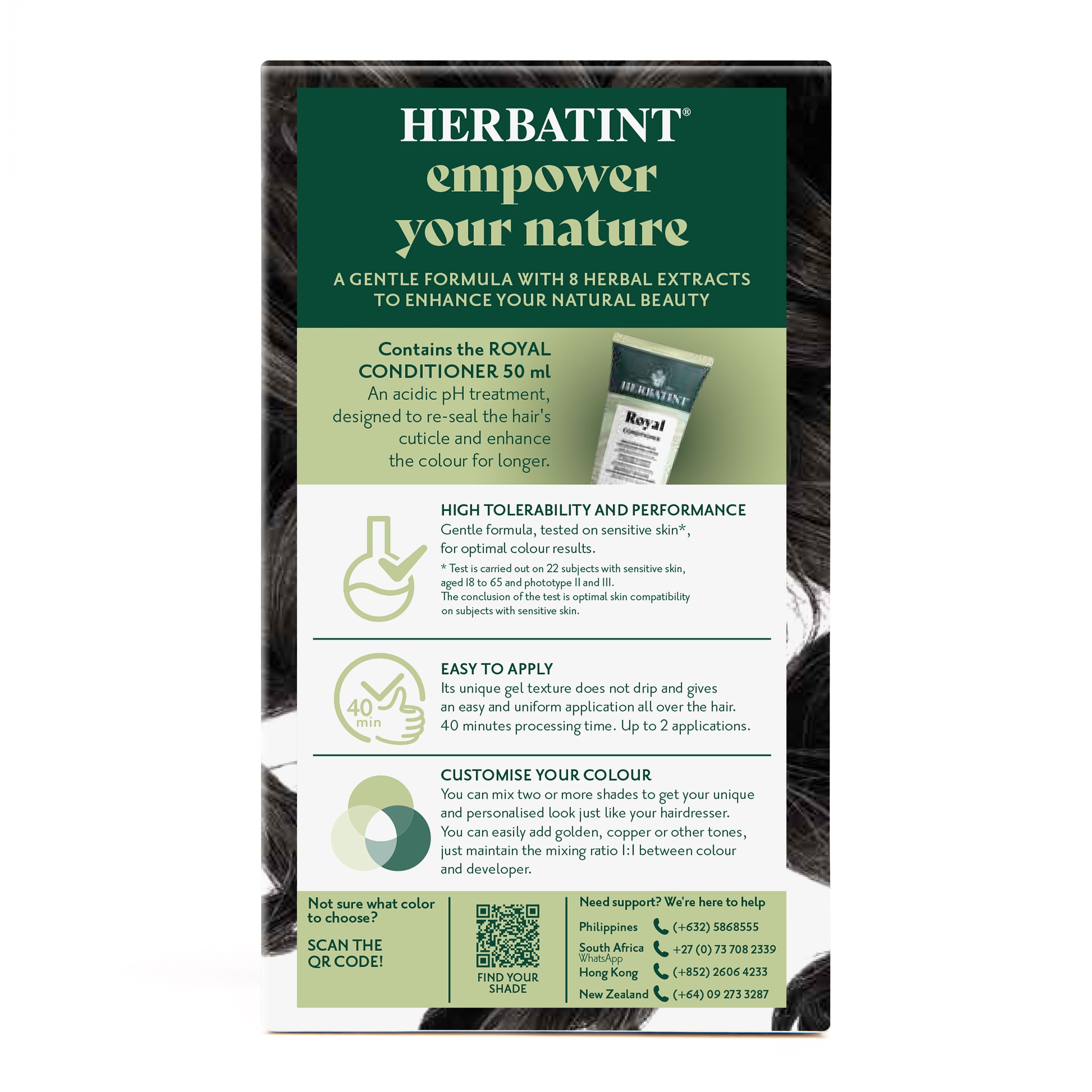 Herbatint 2N Brown permanent hair dye rich shine grey coverage 170ml Health Boutique
