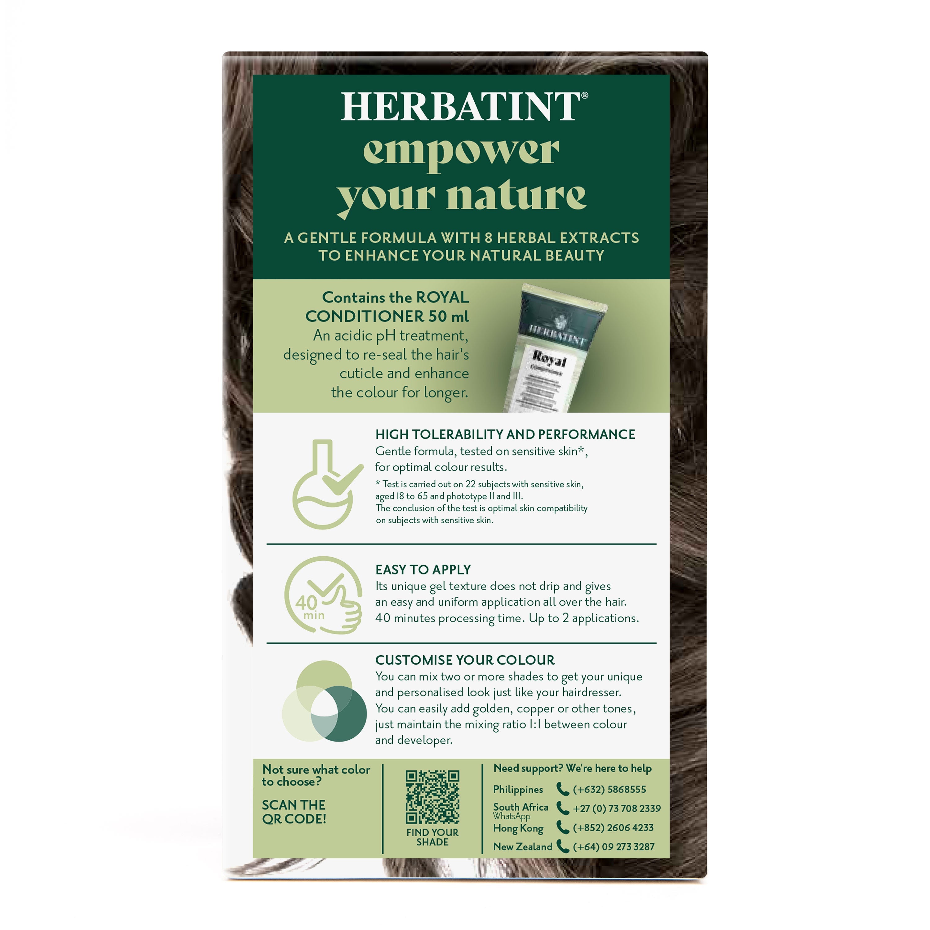 Herbatint 5C light ash chestnut ammonia-free permanent hair dye gel 170ml botanical formula grey coverage Health Boutique