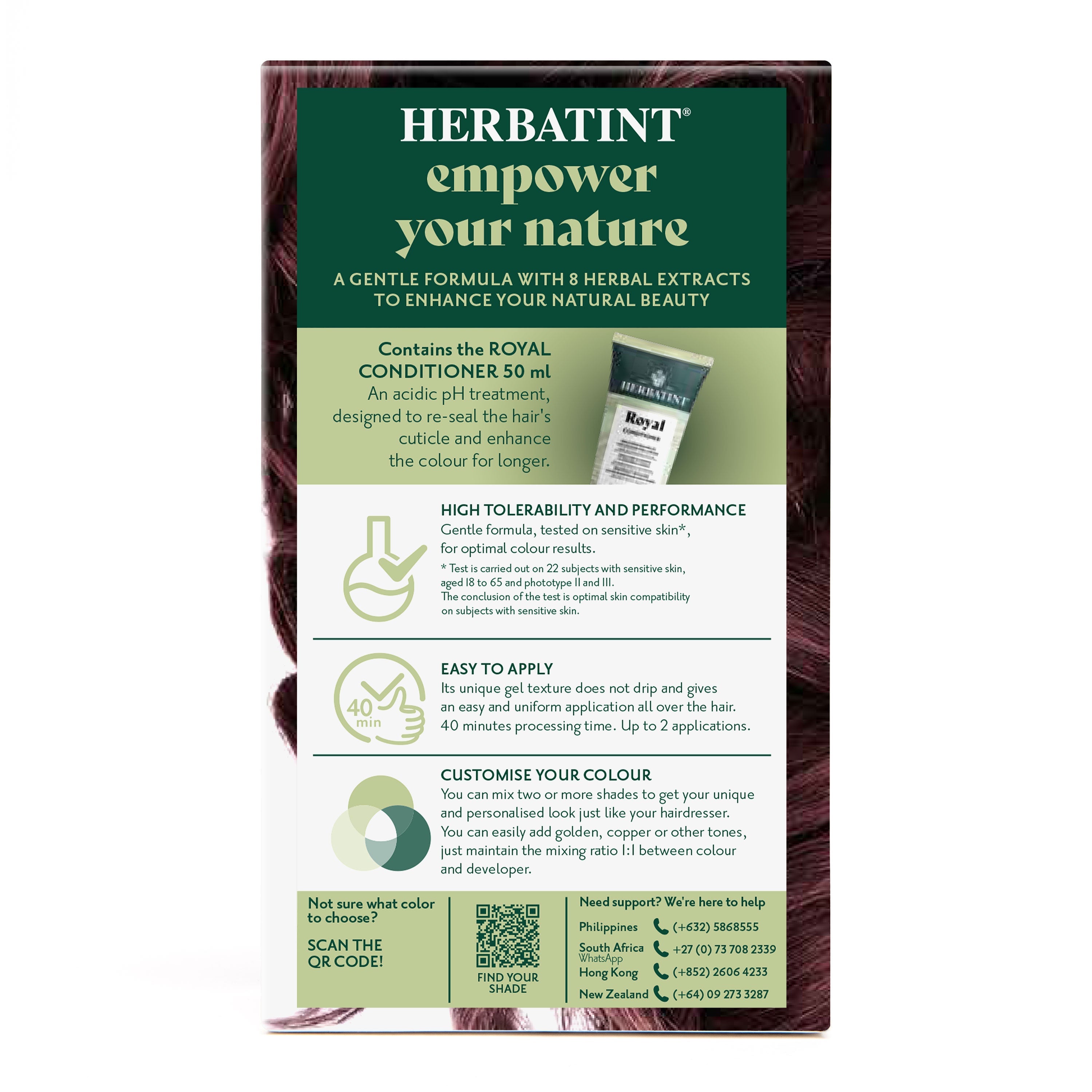 Herbatint 5M Light Mahogany Chestnut permanent hair dye grey coverage 170ml Health Boutique