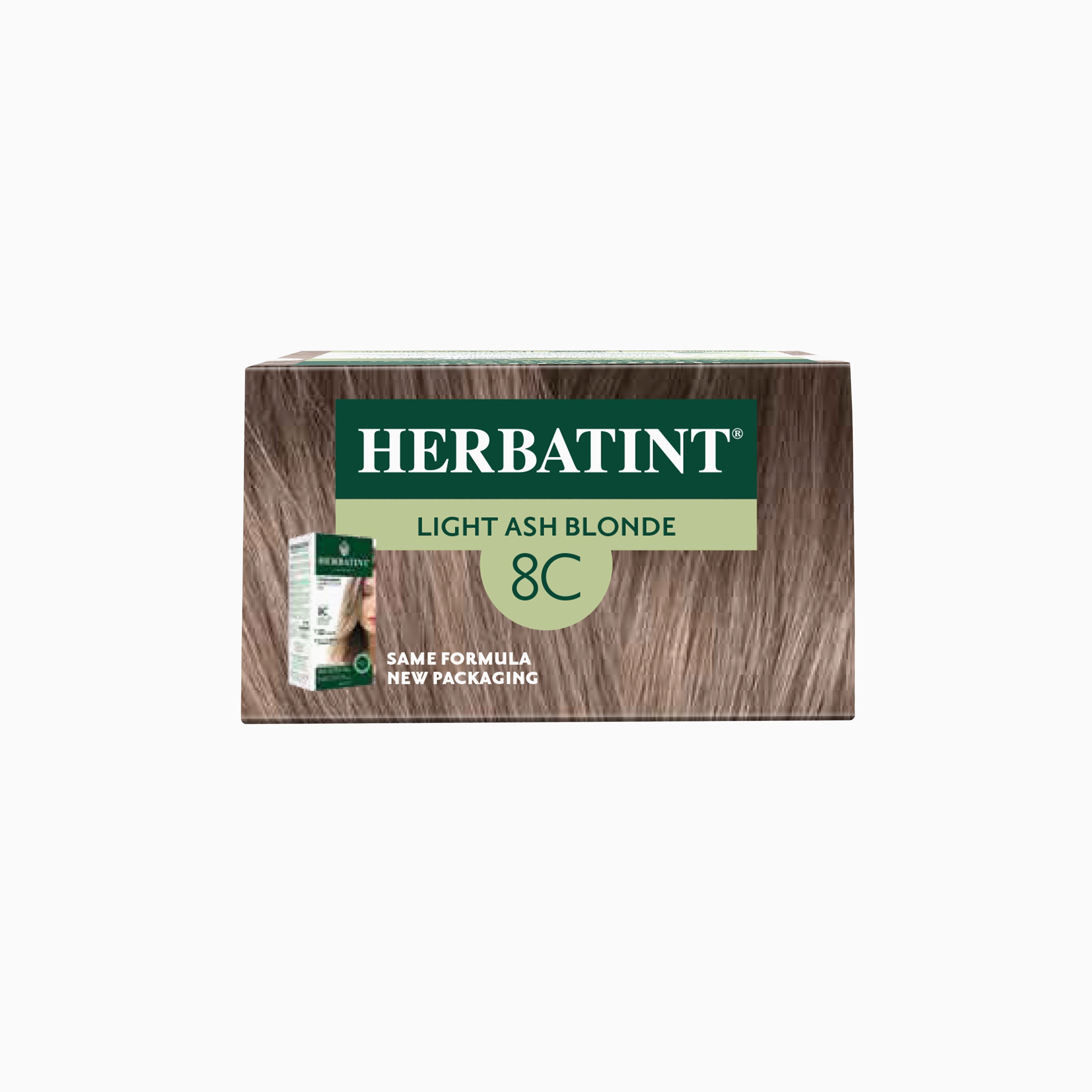 Herbatint 8C light ash blonde ammonia-free permanent hair dye gel 170ml botanical formula grey coverage Health Boutique