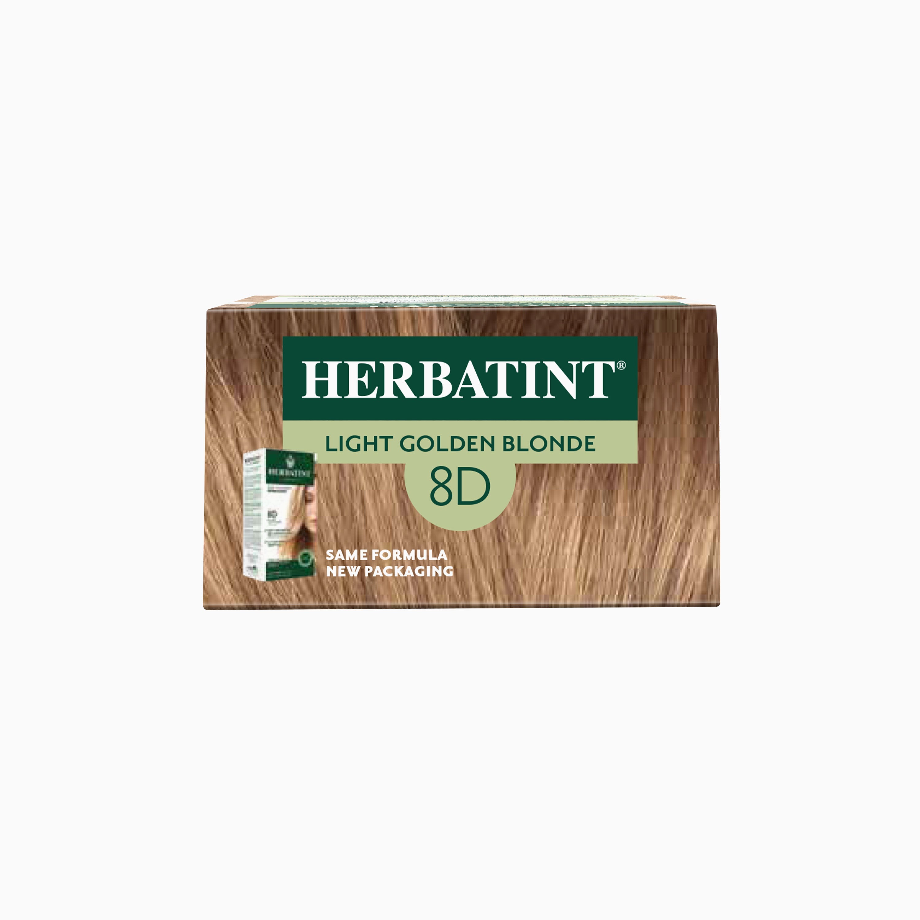 Herbatint 8D Light Golden Blonde permanent hair dye radiant shine grey coverage 170ml Health Boutique
