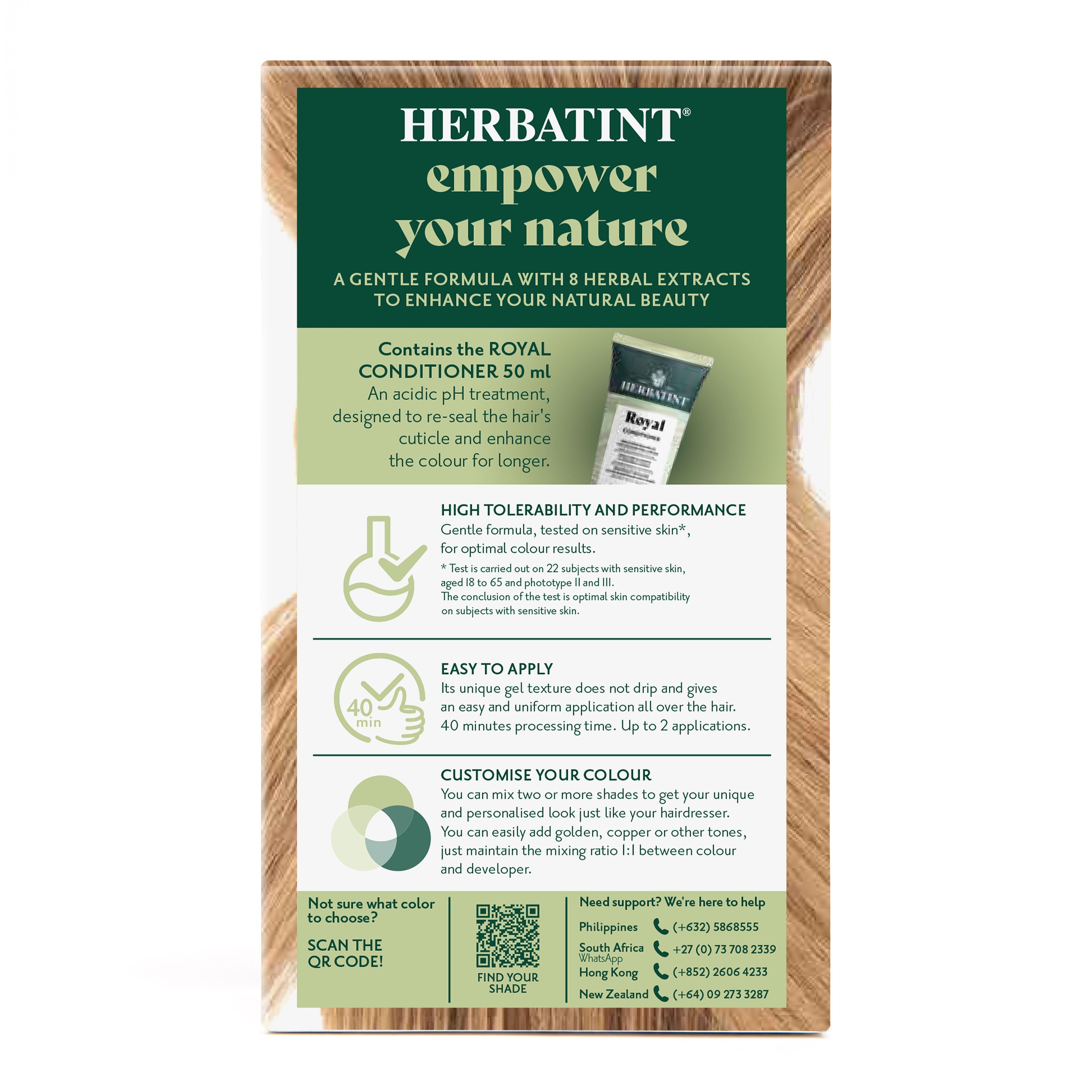 Herbatint 8D Light Golden Blonde permanent hair dye radiant shine grey coverage 170ml Health Boutique