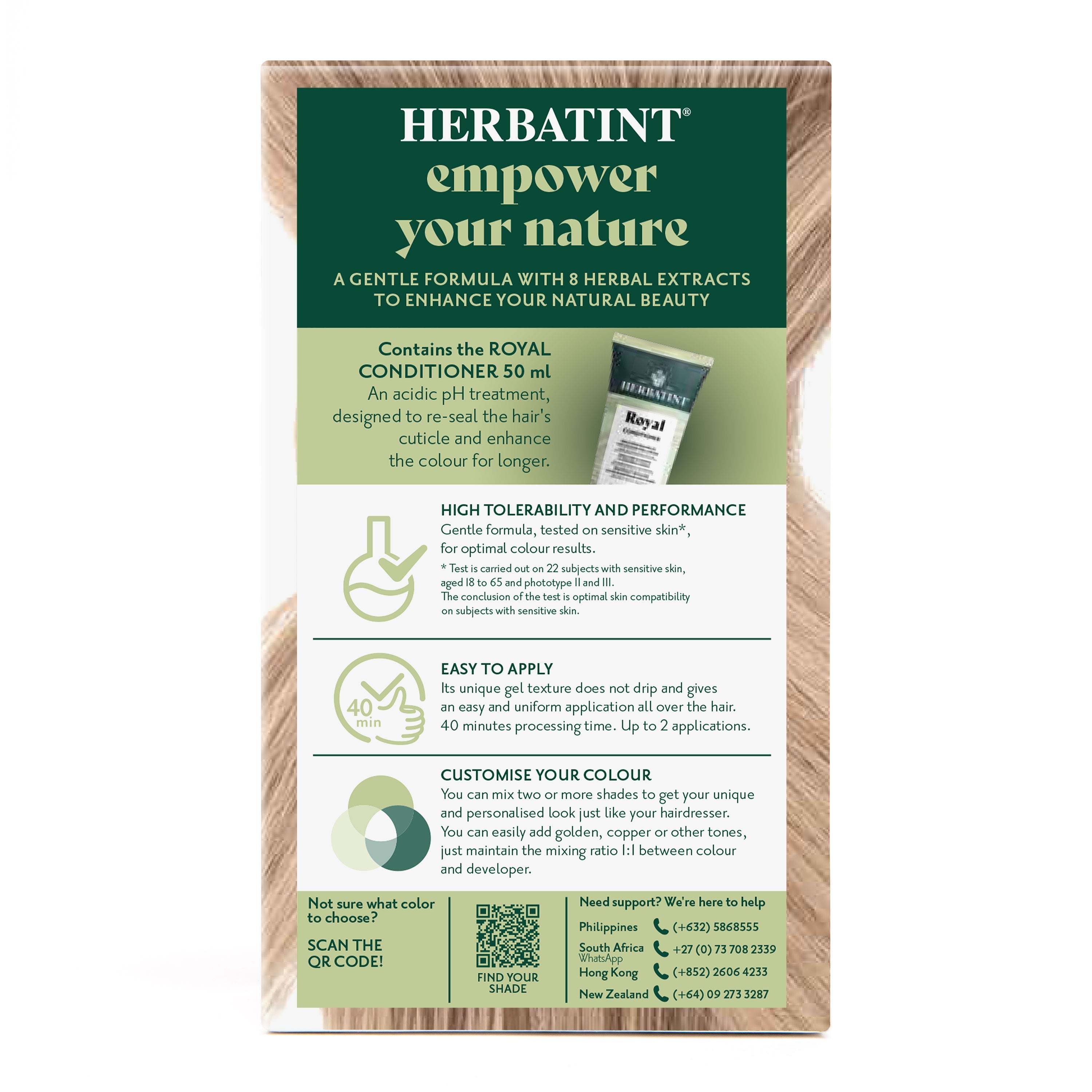 Herbatint 8N Light Blonde permanent hair dye shine grey coverage 170ml Health Boutique
