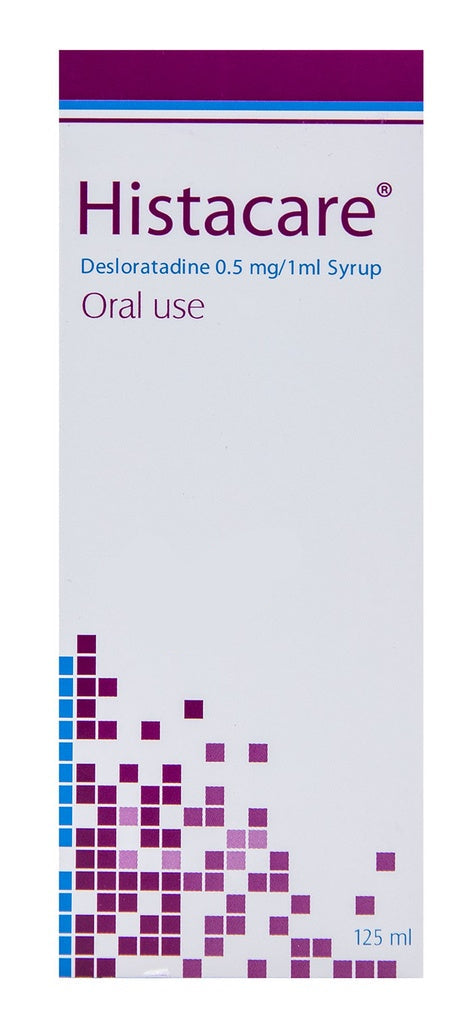 Histacare® 0.5 Mg/Ml Syrup (125 Ml) – Desloratadine Allergy Relief