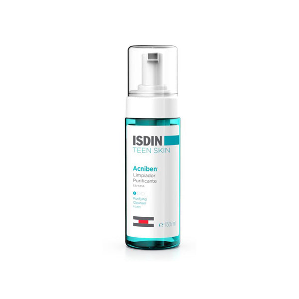 ISDIN Acniben Purifying Cleanser Foam 150ml zinc PCA niacinamide acne face wash foaming cleanser Health Boutique