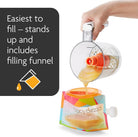 Baby Brezza - 10 Reusable food pouches | 207ml