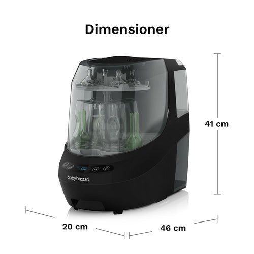 Baby Brezza - Bottle Washer Pro | Washer, Sterilizer & Dryer | Black