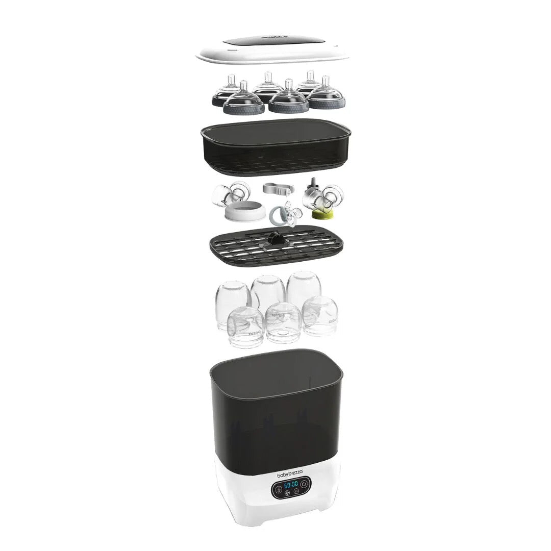 Baby Brezza - One Step™ Baby Bottle Sterilizer And Dryer Advanced | Black