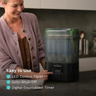 Baby Brezza - SuperQuick™  10 Minute Baby Bottle Sterilizer And Dryer | Matte Black