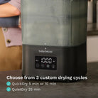 Baby Brezza - SuperQuick™  10 Minute Baby Bottle Sterilizer And Dryer | Matte Black