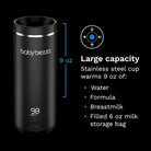 Baby Brezza - Superfast Portable Bottle Warmer | Rechargeable For Formula And Breastmilk
