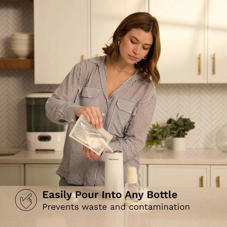 Baby Brezza - Reusable Milk Storage Bags w Filling Funnel | 10 Pack