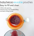 Baby Brezza - 10 Reusable food pouches | 207ml