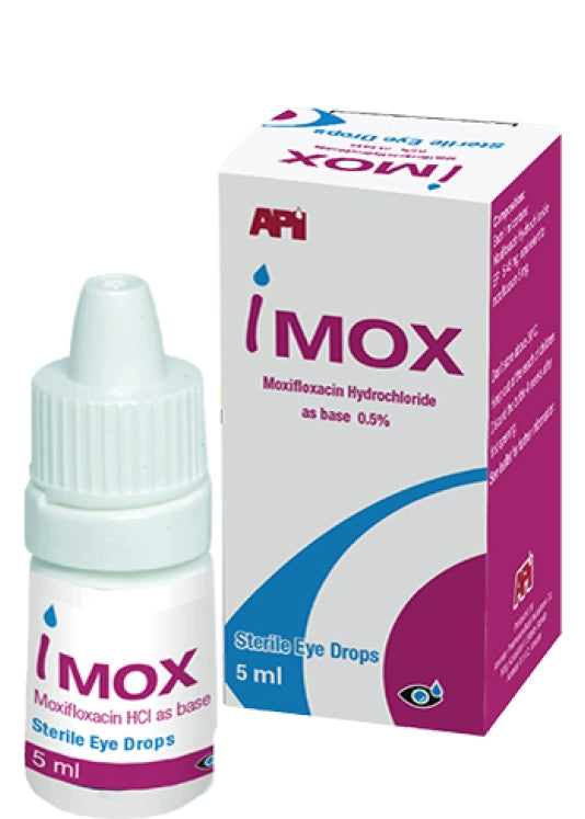 Imox® قطرة للعين 0.5% 5 مل – علاج التهاب العين بالموكسيفلوكساسين Imox® قطرة للعين 0.5% 5 مل – علاج التهاب العين بالموكسيفلوكساسين