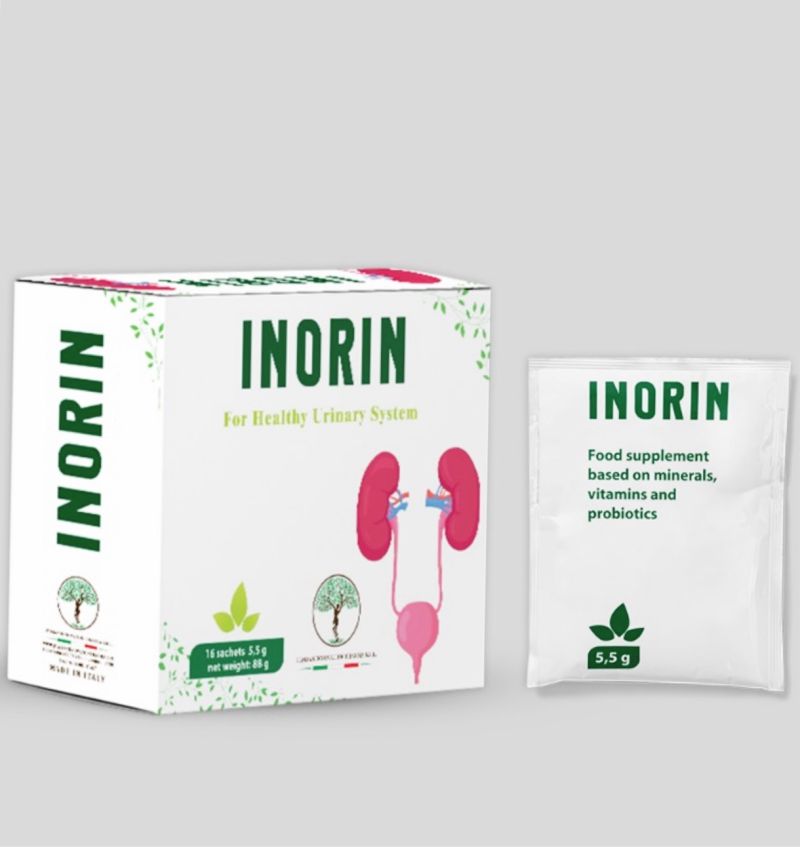 Inorin sachets cranberry probiotics urinary tract health UTI prevention vitamin C zinc magnesium bladder support supplement Health Boutique