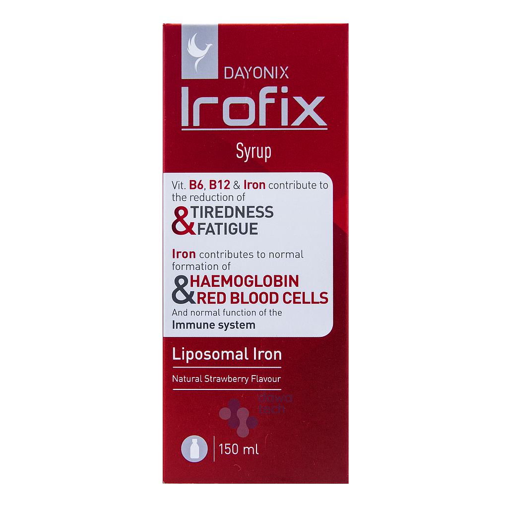 Irofix® شراب 150 مل - مكمل الحديد لنقص الحديد ودعم الطاقة