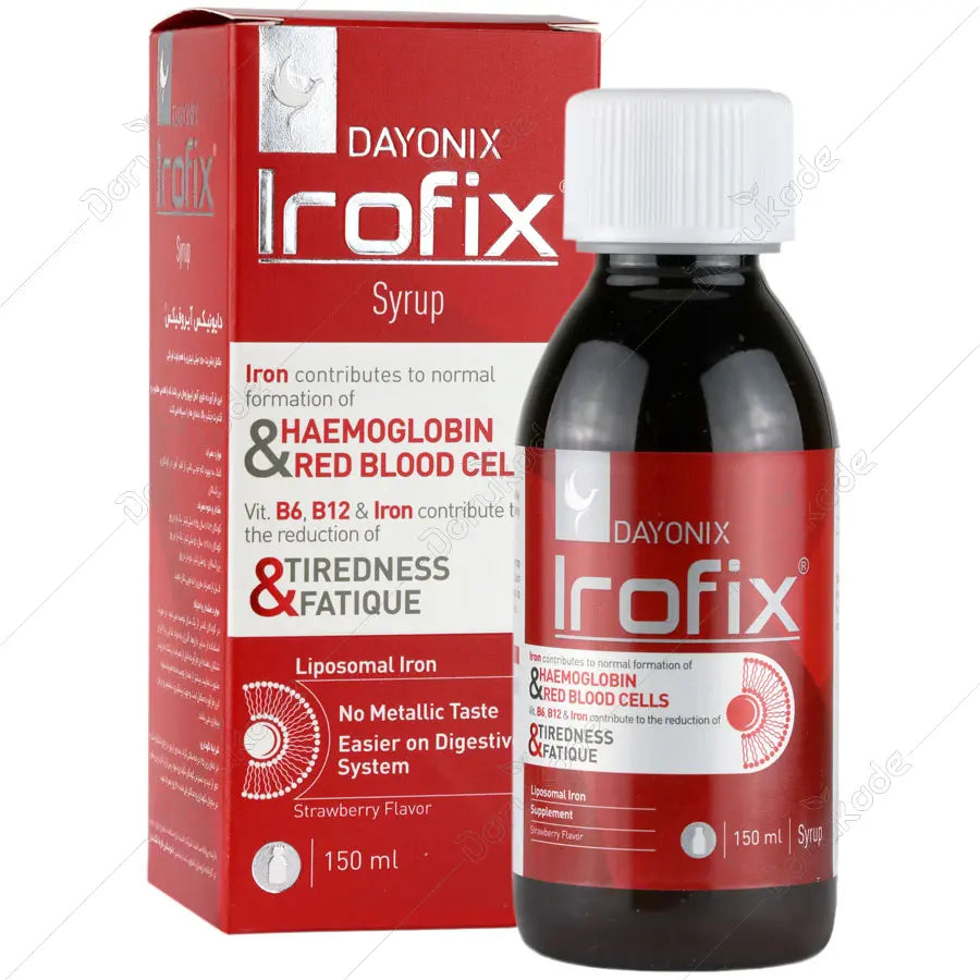 Irofix® شراب 150 مل - مكمل الحديد لنقص الحديد ودعم الطاقة