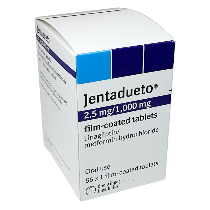 JENTADUETO® 2.5/1000 mg (60 Tablets) – Combination Therapy for Type 2 Diabetes