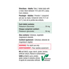 Jamieson potassium 50mg timed release supplement electrolyte balance muscle nerve heart support Health Boutique