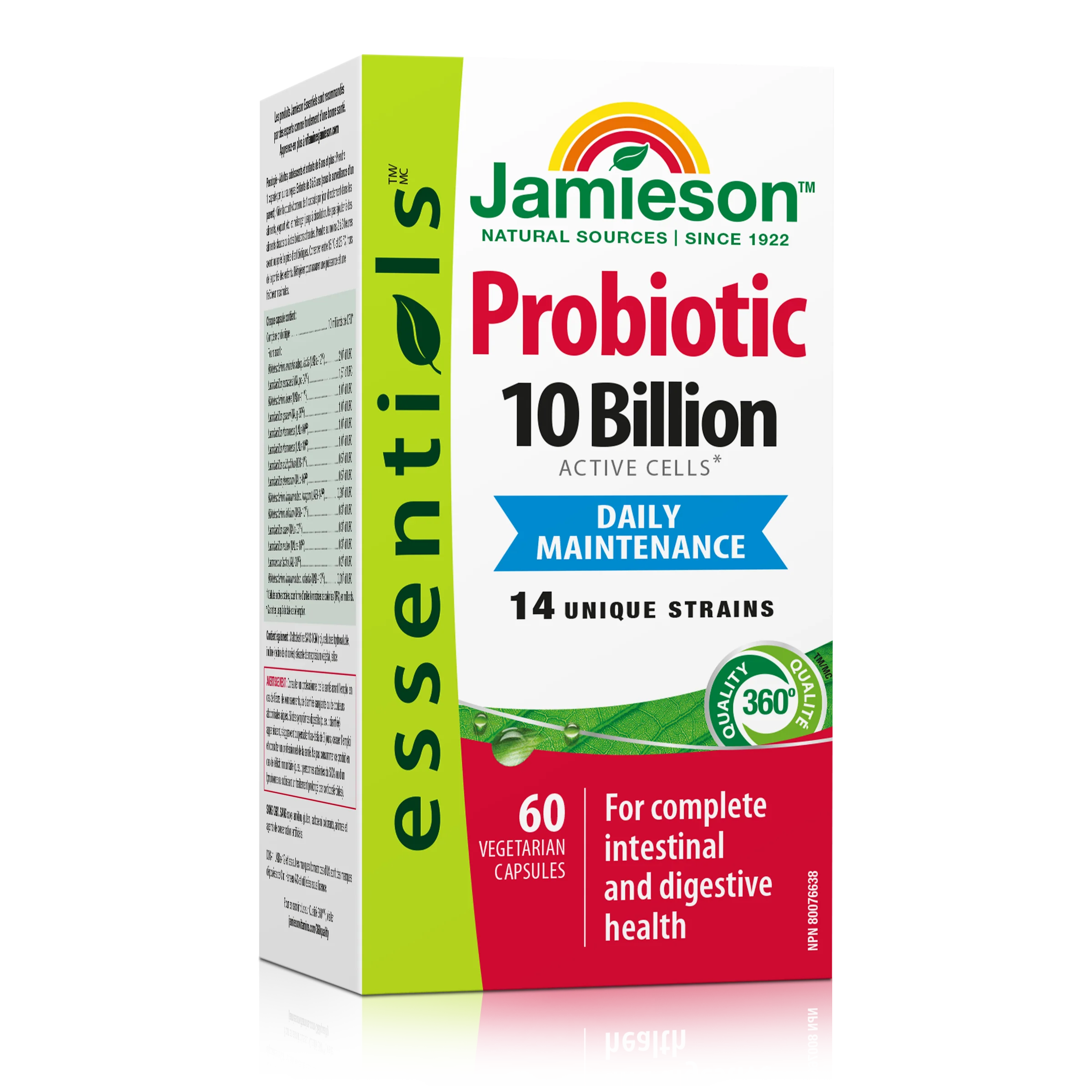 Jamieson Probiotic 10 Billion 60 Capsules -the health boutique
