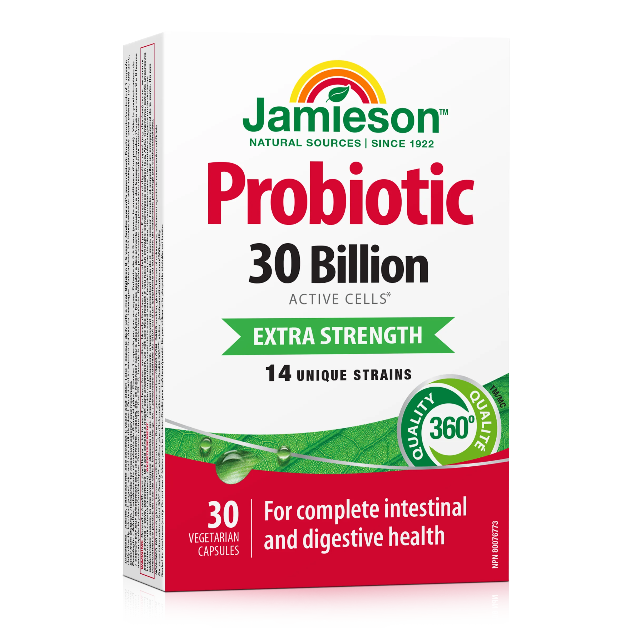 Jamieson Probiotics Extra Strength 30 Billion