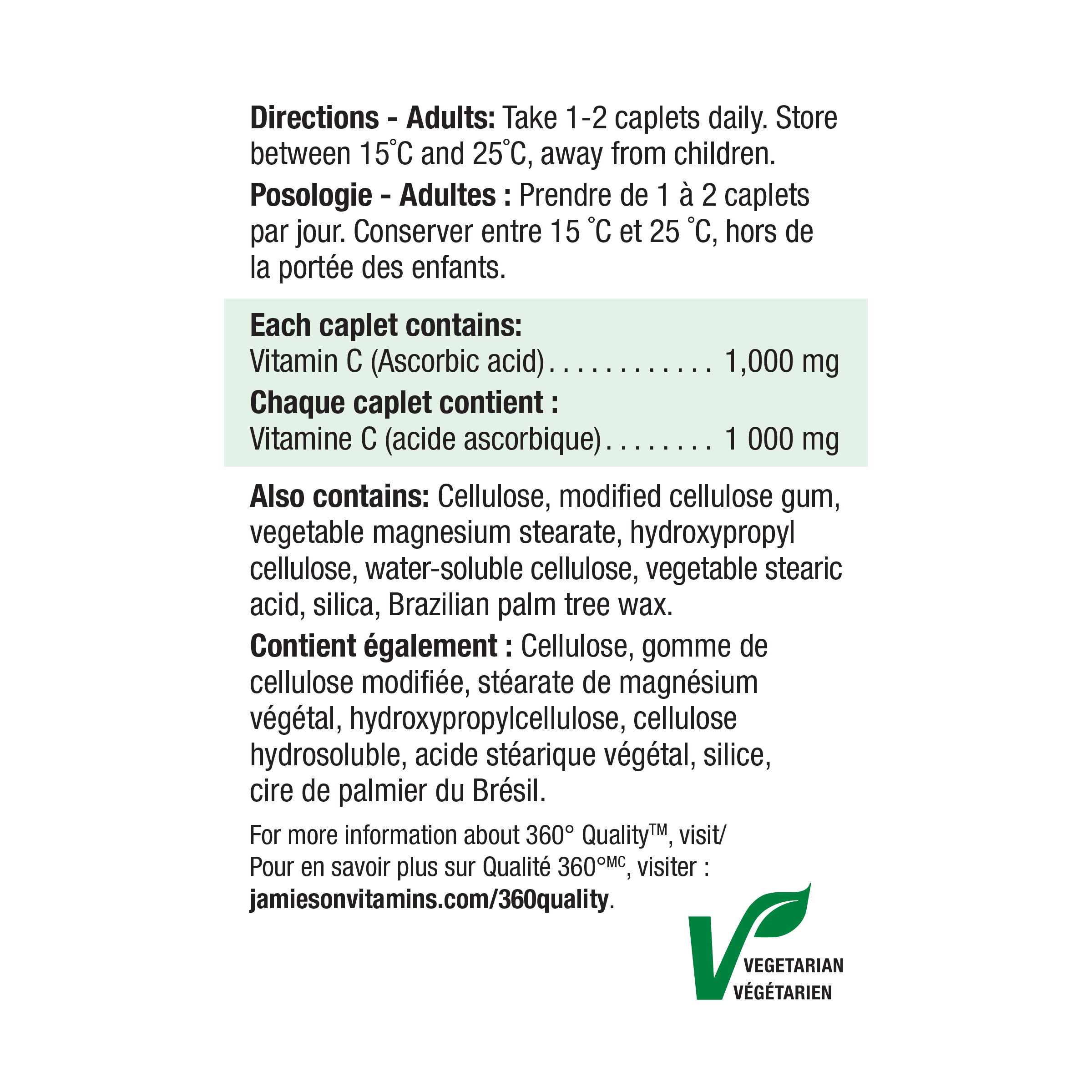 Jamieson vitamin C 1000 mg supplement immune support antioxidant collagen skin health tablets Health Boutique