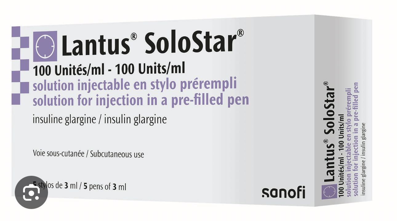 Lantus SoloStar 100 IU/ml insulin glargine prefilled pen 5 × 3 ml