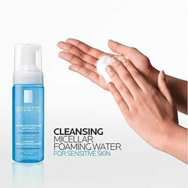 La Roche-Posay micellar foaming water 150ml gentle cleanser for sensitive skin makeup removal Health Boutique