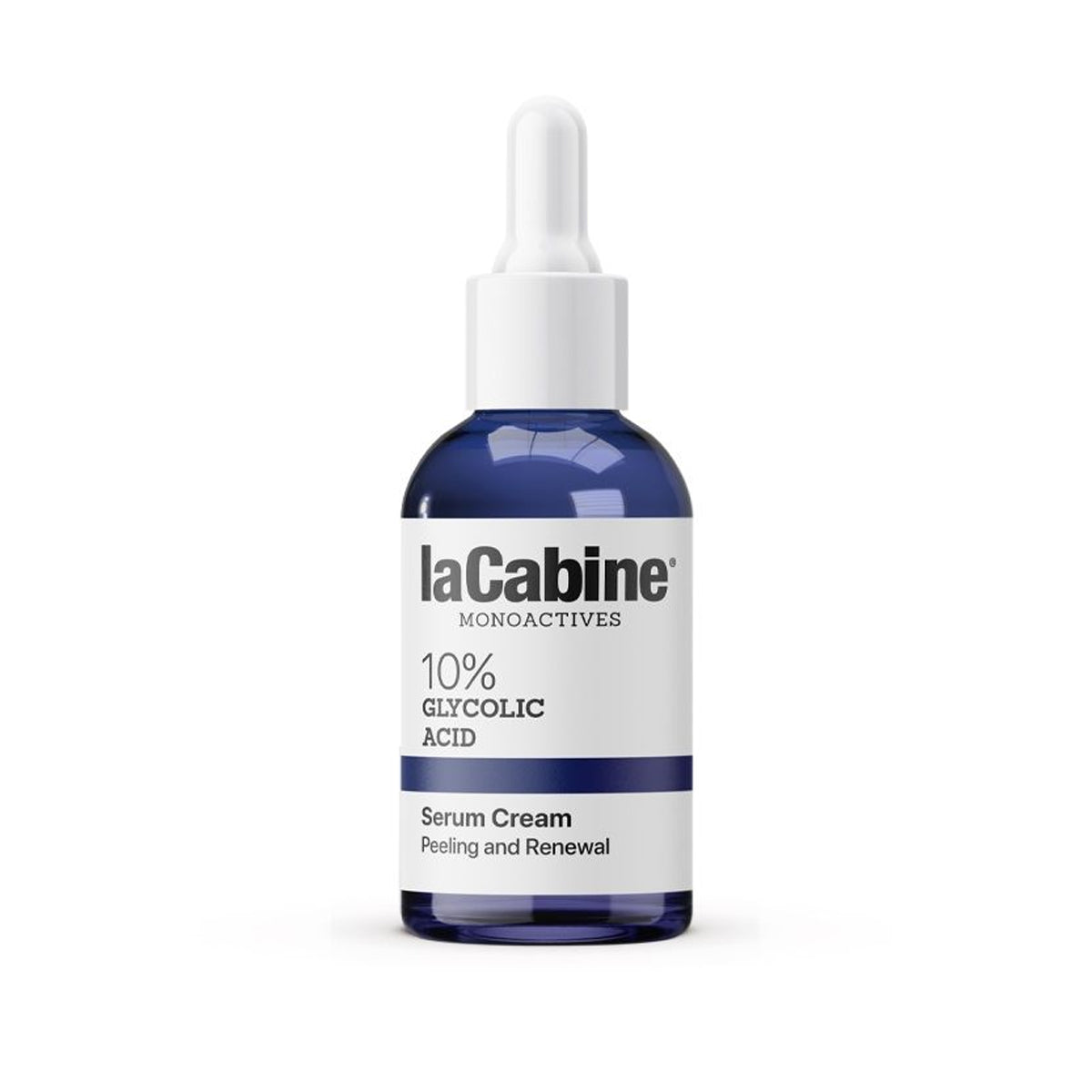 Lacabine 10% Glycolic Acid 2 in 1 Serum Cream 30ml skin renewal exfoliating care smoother complexion Health Boutique