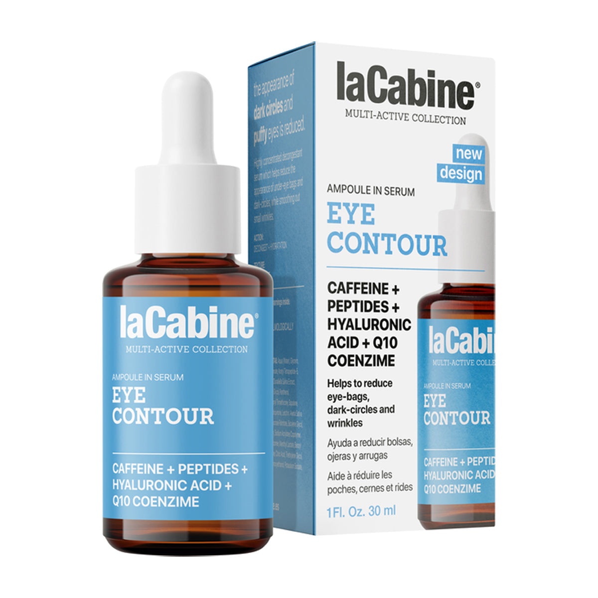 Lacabine Eye Contour Serum 30ml caffeine eye care puffiness dark circles hydration Health Boutique